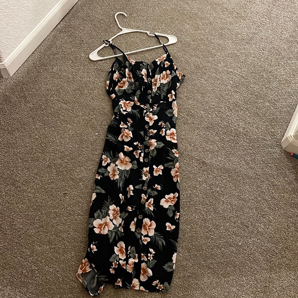 Long floral dress